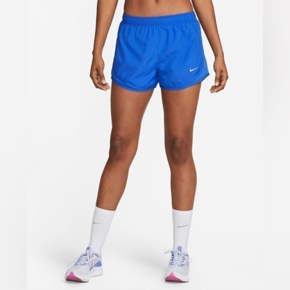 𝅺nike dri fit blue running shorts size small - Picture 1 of 8